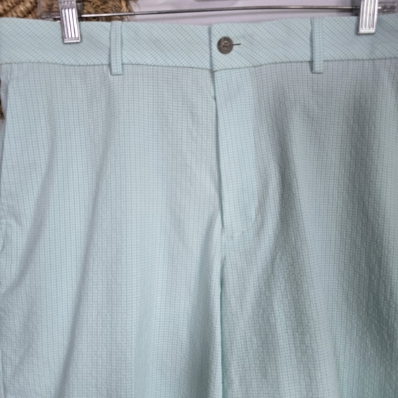 Walter Hagen, New, Perfect 11 Green Textured Seersucker Golf Shorts, Size 35 - Picture 3 of 14